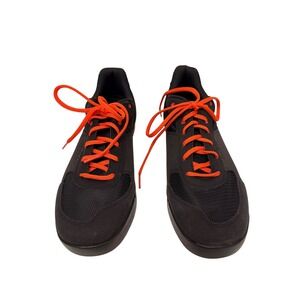 Giro Black Orange Lace Cycling Bike Shoes Men's Size 46‎ Vibram Sole